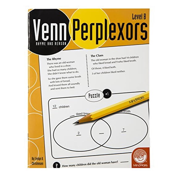 Pre-Owned Venn MindWare Perplexors: Level B 48 Logic Puzzles Great for Helping With Standardized Tests Challenging and Rewarding (Paperback) 1892069474