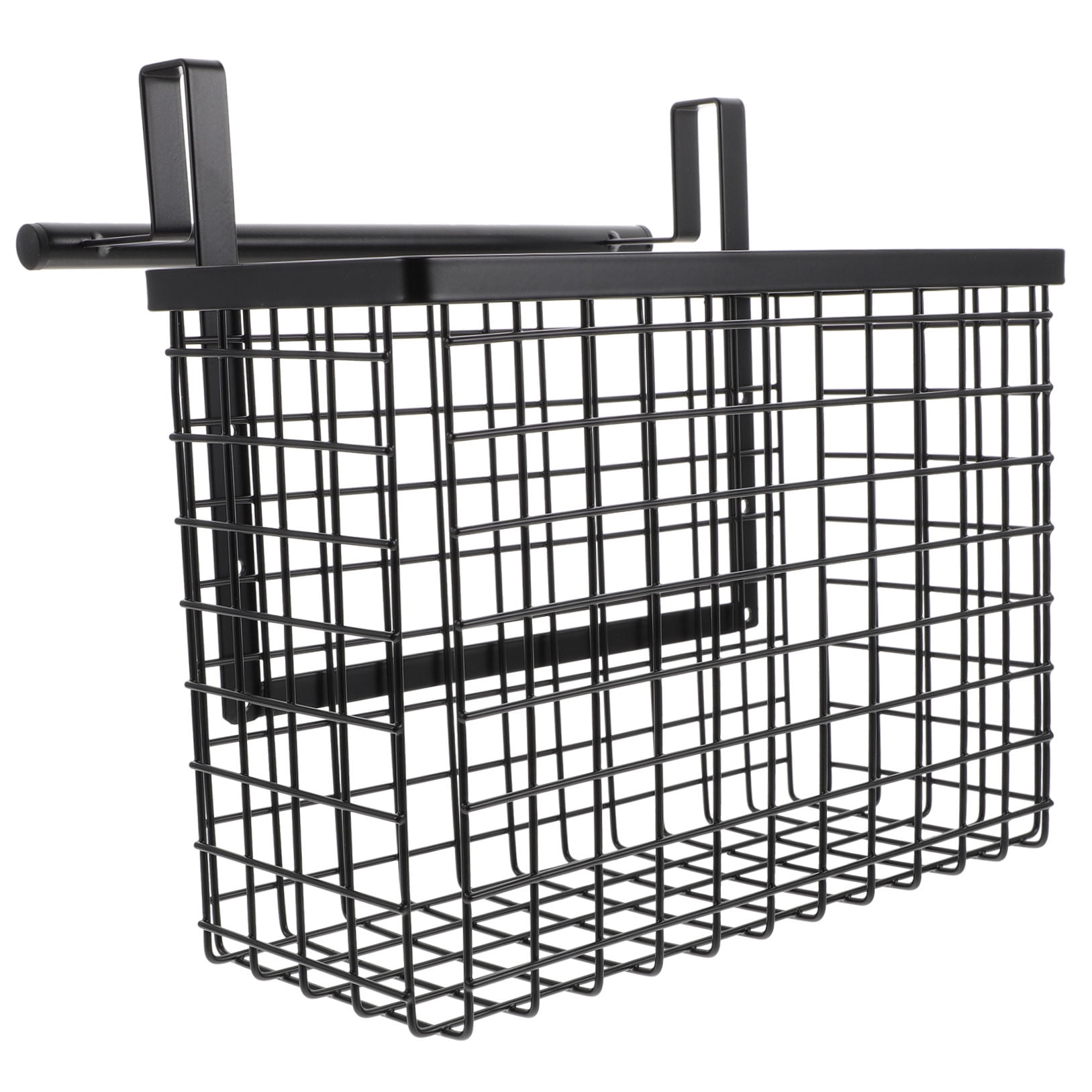 CRILSTYLEO Storage Basket Storage Hanging Basket Carbon Steel Kitchen Organization 1Pack