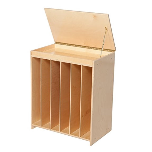 Wood Designs 54100 Big Book Display with Magnetic Markerboard, 28" Height, 18" Width, 26.5" Length