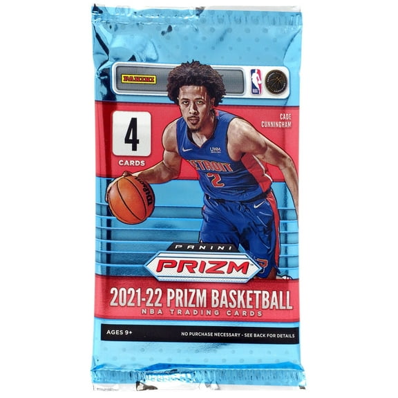 NBA Panini 2021-22 Prizm Basketball Trading Card BLASTER Pack (4 Cards)