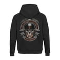 thumbnail image 2 of Harley-Davidson Men's Ghoulish Skull Cotton-Blend Pullover Hoodie, Black (4XL), Harley Davidson, 2 of 2