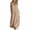 Khaki, variant on Taqqpue Women Halter Maxi Dress Sleeveless V Neck Plus Size Sundress Loose Fit Flowy Swing Solid Color Beach Long Dress for Women