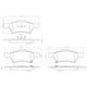 thumbnail image 2 of BALATAS CERAMICAS VOYAGER 2001 al 2007 CHRYSLER 3.3L V6 Delanteras BREMBO ., 2 of 5