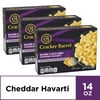 (3 Pack) Cracker Barrel Cheddar Havarti Macaroni & Cheese, 14 oz Box