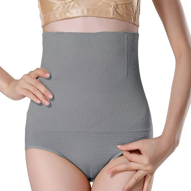 Pantalones moldeadores para mujer, cintura alta, plano, ajustados, con faja y realce de cadera, ropa interior moldeadora.