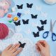thumbnail image 3 of 24 parches de encaje de mariposa de 2 colores para coser, parche decorativo de mariposa, apliques de organza de doble capa, apliques bordados en blanco y negro, 3 of 9
