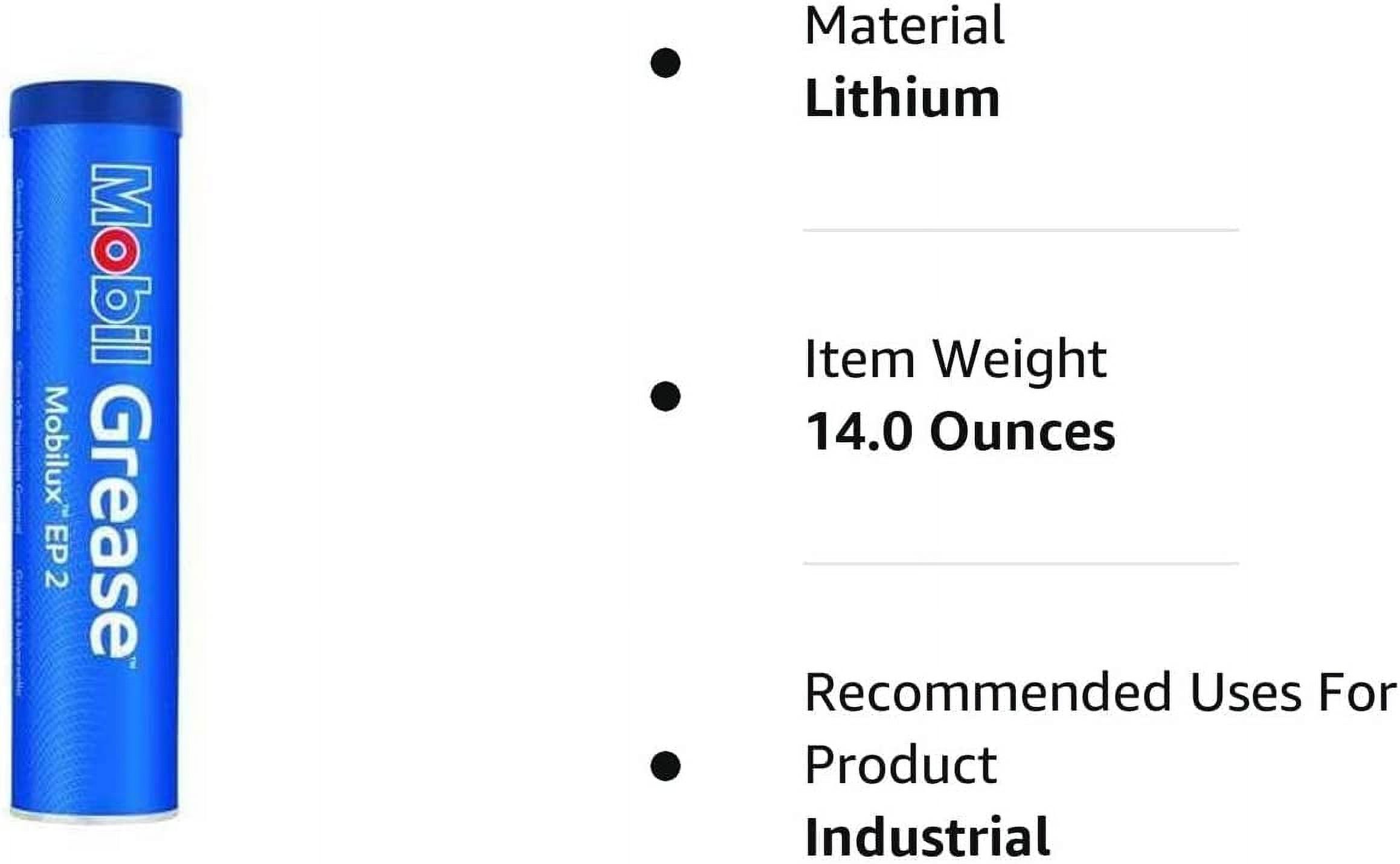 Mobil 122136 EP 2, EP Grease, NLGI 2, 13.7 oz. - Walmart.com
