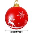 thumbnail image 5 of Venta de bolas inflables de Navidad, 60 cm, grandes, para exteriores, de PVC, para Navidad, inflables gigantes, reutilizables, muñecos de nieve de Papá Noel, para decoración de jardín y patio de Navid, 5 of 5