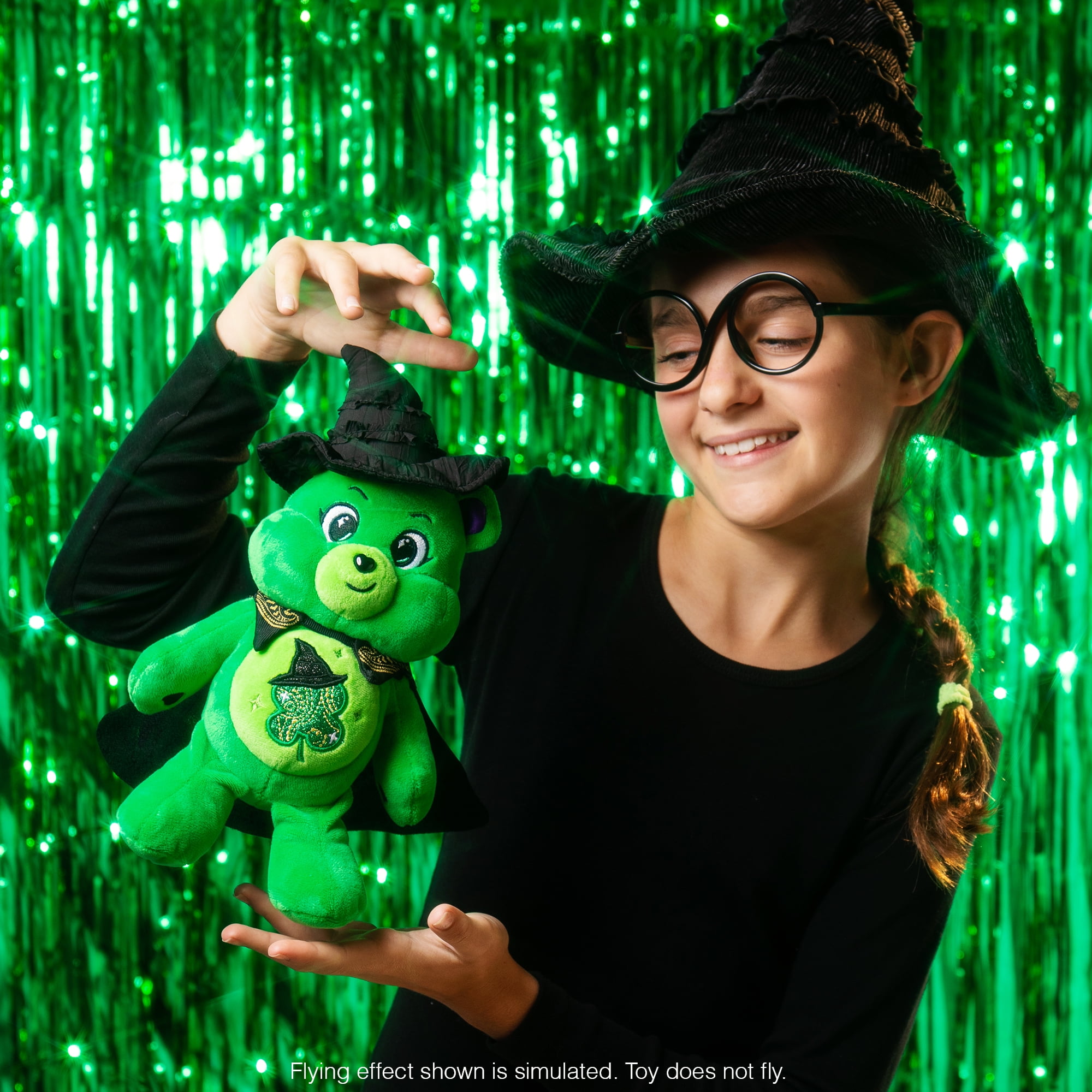 Care Bears x Wicked Fun Size Plush - Good Luck Bear as Elphaba