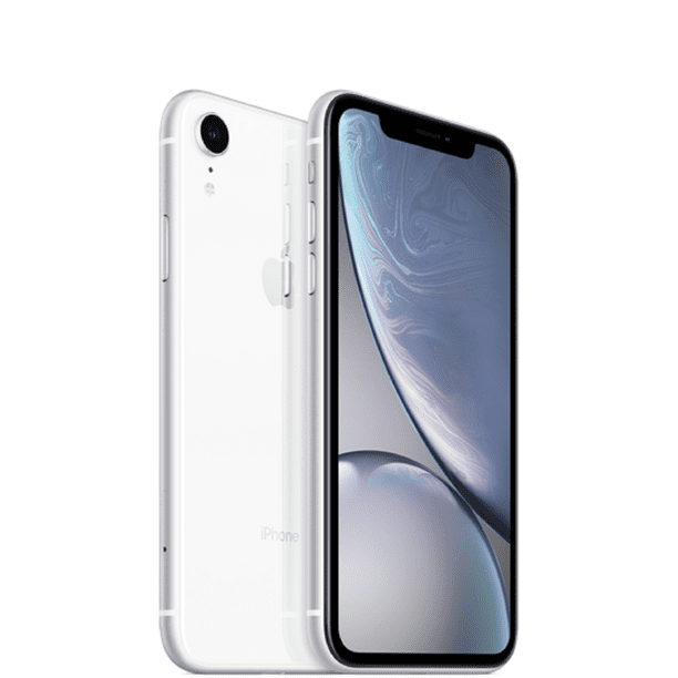 Restored Apple iPhone XR Fully Unlocked White 128GB (Refurbished