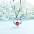thumbnail image 3 of Crystal Heart Urn Necklace for Ashes - Memorial Cremation Jewelry for Ashes,Forever in My Heart Urn Locket for Ashes Stainless Steel Urns Pendant Keepsake Jewelry, 3 of 7