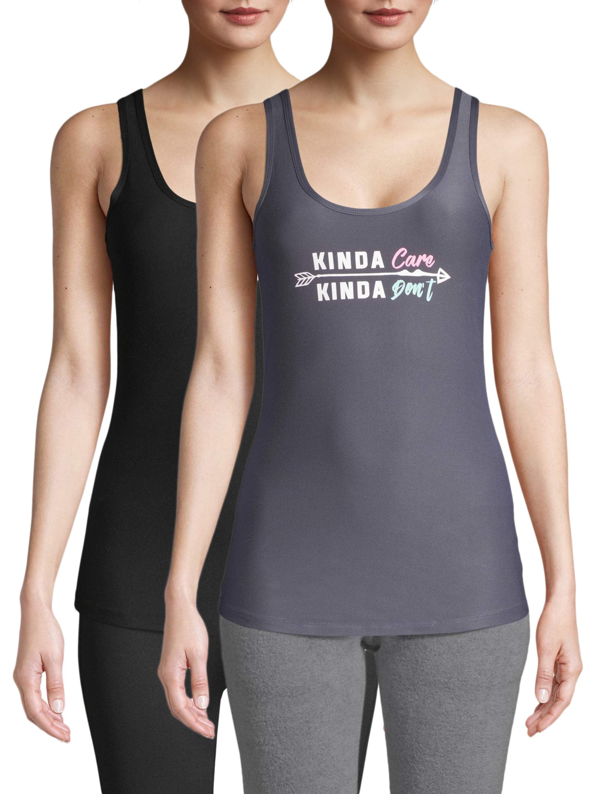 No Boundaries - No Boundaries Juniors' Scoop Neck Tank, 2 Pack - Walmart.com - Walmart.com