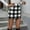 White, variant on LTTVQM Plaid Mini Skirts for Women High Waist Fall Winter 2026 Bodycon Pencil A-Line Skirt Brown M
