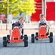 thumbnail image 2 of Go Kart de Pedales Costway para Niños Rojo con Asiento Regulable Embrague y Freno de Mano, 2 of 9