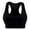Black, variant on Ohufall Sports Bras for Women, Sports Bras - Padded Seamless High Impact Support for Yoga Workout Fitness