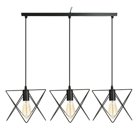 Ceiling Lighting Bar 3 in 1 3 Lights Vintage Ceiling Light Modern Chandelier Pendant Bar Coffee Shop Fixture Lamp ()