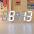 thumbnail image 5 of Hometravel LED Digital Clock, Wall Deco Glowing Electronic Table Clock with Night Mode, 3D Smart Light Sensing Clock for Living Room, 5 of 6