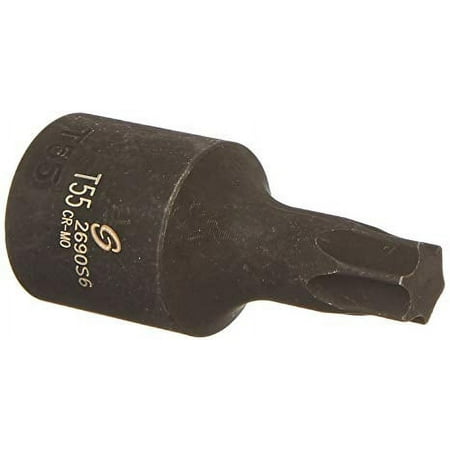 UPC: 0613364019573 | Sunex Tools 2690S6 – 1/2 Drive T55 Internal Star Impact Socket