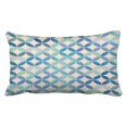 thumbnail image 1 of BSDHOME Geometric Watercolor Diamond Pattern Pillowcase Cushion Cover 20x30 inch, 1 of 1