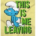 thumbnail image 2 of Smurfs Funny Attitude Don't Care Men's Graphic T Shirt Tees Brisco Brands X, 2 of 6