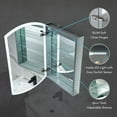 thumbnail image 5 of Blossom 24x38" LED Medicine Cabinet | Left Hinge | Mirror Cabinet with Defogger | Wall Mount/Recessed | 3-Color Dimmer, 5 of 10