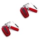 thumbnail image 4 of Speravity Llavero automotriz de TPU, portátil, a la moda, reutilizable, lavable, 3 botones, funda para llaves, accesorios, reemplazo para Prius 2016-2021 Rojo 2piezas Speravity CBP449054, 4 of 5