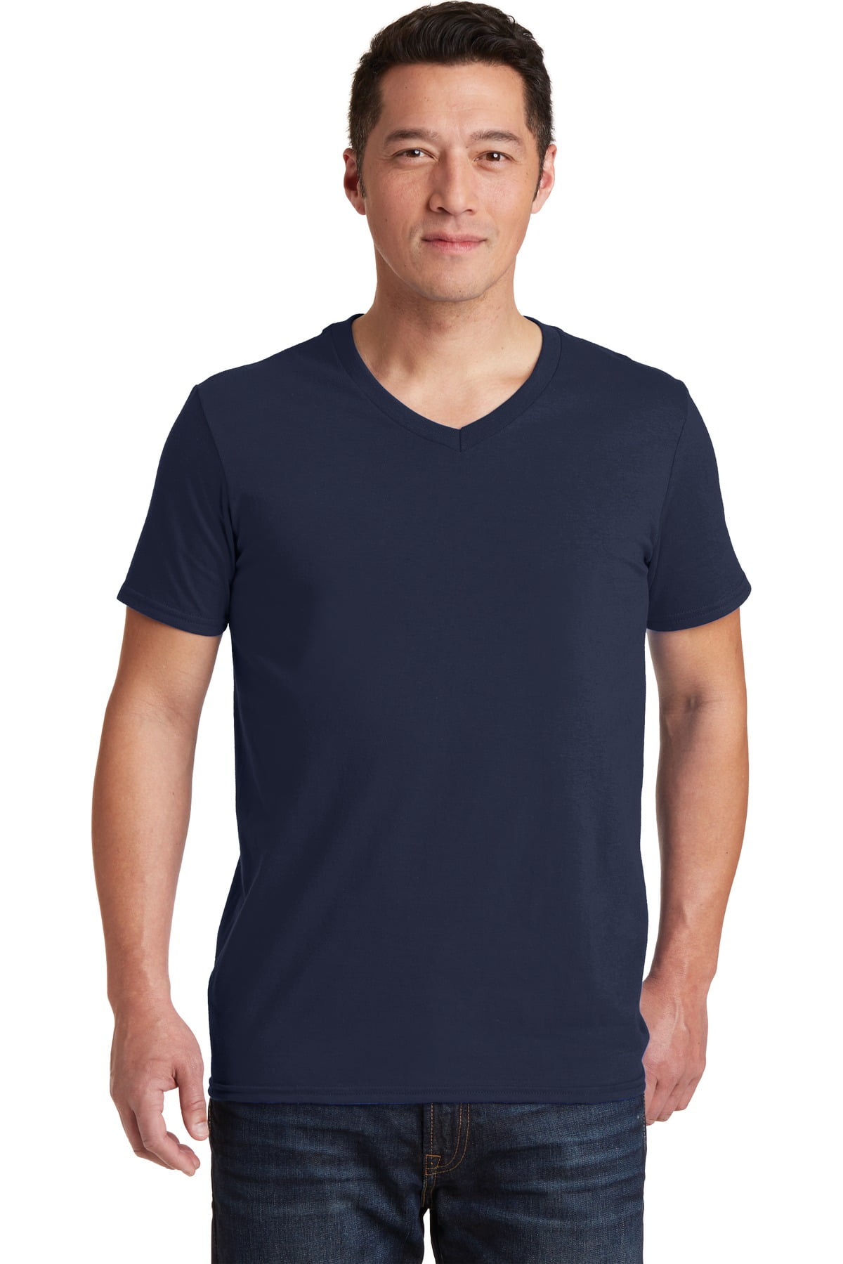 Gildan Men's Short Sleeve V-Neck T-Shirt. 64V00 - Walmart.com