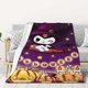 thumbnail image 1 of Manta de Halloween de Hello Kitty con bonitos dibujos de Kuromi, suave franela polar cálida para sofá, cama, sala de estar, 60 x 80 cm, H-4, 1 of 1