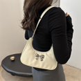 thumbnail image 3 of Bolso Hombro Elegante para Mujer Al Aire Libre Color Sólido Con Lazo PU, 3 of 6