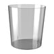 thumbnail image 1 of Cubo de basura transparente minimalista, contenedor de basura, papelera para residuos Gris S, 1 of 9