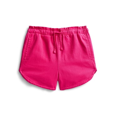 Wonder Nation Toddler Girls Soft Knit Pull On Shorts, Sizes 18M-5T