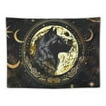 thumbnail image 6 of BCIIG Wolf Tapestry,Sun and Moon Wall Hanging Art,Tribal Dream Catcher Wall Blanket for Kids Girls Boys Adult Bedroom Decor,Black Gold Starry Sky Galaxy Cloud Porch Hangings,, 6 of 7