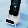thumbnail image 3 of Seitruly Soporte para teléfono de escritorio Gift Choice con estación de carga inalámbrica portátil fácil de usar de carga rápida Electrónica Rosa, 3 of 6