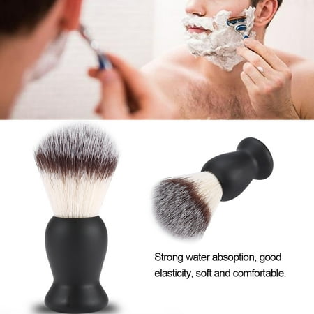 Men Shaving Brush Shaving Brush for Men Beard Mustache Trimming Brush Nylon Hair Barber Salon Shaven Tool,Shaving Brush, Mustache Shaving Brush ()