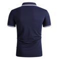 thumbnail image 6 of Afdoent Golf Polo Shirts For Men Shirt Short Sleeve Breathable Tennis Summer Leisure Sports Polo Shirts Classic, 6 of 9