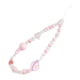 thumbnail image 1 of Pulsera de cuentas con correa de muñeca, pulsera de cuentas, llavero, joyería, lindo cordón de cuentas para teléfono Rosa, 1 of 8