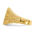 thumbnail image 3 of Solid 14k Yellow Gold Men's Engravable Signet Ring (13.4mm) - Size 12, 3 of 5