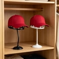 thumbnail image 4 of 1 Pc Plastic Hat Stand Rack, Dome Shape Tabletop Hat Display Holders, Freestanding Hat Stands, Rack Holder for Wigs and Baseball Caps, Hat Organizer for Home, Retail Shop, and Trade Show,Black, 4 of 8