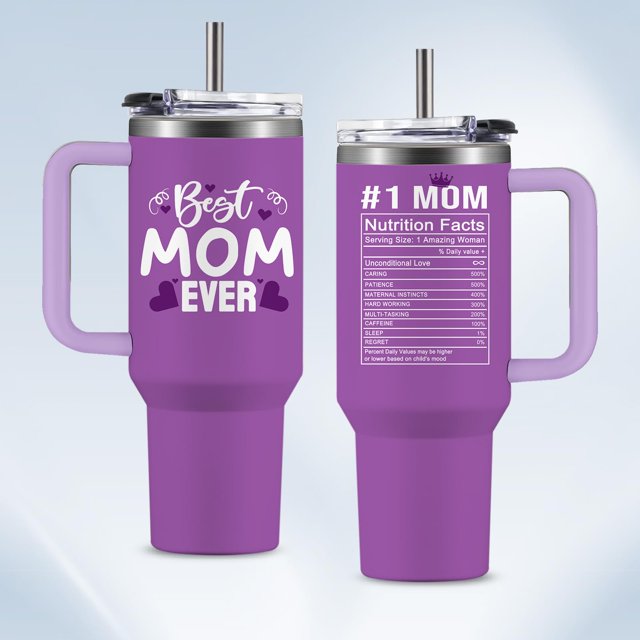 Vaso para Beber HYMONA de Acero Inoxidable de 40 oz con Asa