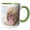 Green/White, variant on 3drose, Snow Monkeys, Nagano, Japan, 15oz Mug