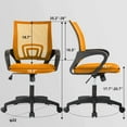 thumbnail image 7 of BestOffice Ergonomic Office Chair, Lumbar Support, Adjustable Height with Armrests for Adults(Orange), 7 of 7