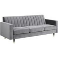 thumbnail image 4 of Home Square 3-Piece Furniture Set with Accent Chair Loveseat and Sofa in Gray, 4 of 11