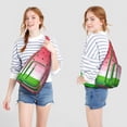 thumbnail image 2 of Romantic Rose and Peony Pattern Weekender Bag, Large Capacity Carry-On Tote with Durable Handles for Women, 2 of 4
