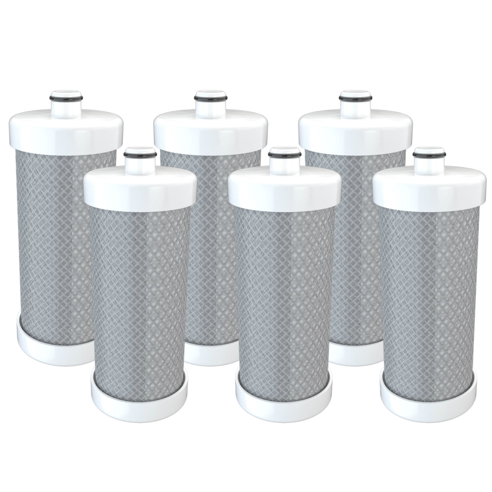 6 Pack Replacement Water Filter for Frigidaire FRS6R5ESB4 Refrigerators
