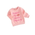 thumbnail image 2 of Elippeo Baby Kids Valentine's Day Kids Baby Boys Girls Sweatshirt 6M 12M 18M 24M 3Y 4Y Long Sleeve Letters Print Hoodie Tops Clothes, 2 of 10