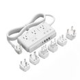 thumbnail image 1 of Convertidor de voltaje TESSAN de 220 V a 110 V con 4 salidas USB y 3 AC, 1 of 6