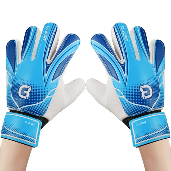 1 pair Non-Slip Soccer Goalie Gloves with Double Wrist Protection