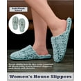 thumbnail image 6 of Cozylook Fuzzy Slippers for Women Indoor and Outdoor Cozy House Shoes with Memory Foam Non-slip Sole Gifts for Women Mom Ladies, 6 of 6