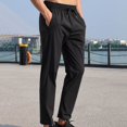 thumbnail image 2 of Mens Jogger Pants Mens Sweats Sports Pants Men's Autumn Thin Slim Fit Breathable Wear Pants Straight Quick Drying Casual Woven Running Trousers for Men, 2 of 9