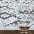 thumbnail image 7 of HOMERRY Area Rug 4' x 6' Modern Abstract Area Rug for Living Room Washable Soft Indoor Floor Carpet, Gray, 7 of 7